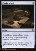 Patriar's Seal - Mystery Booster 2: Reprints from Across Magic's History (Uncommon)
