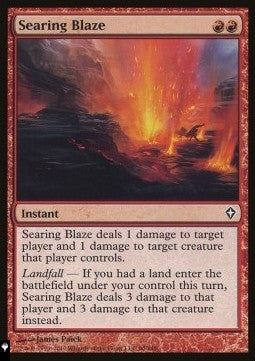 Searing Blaze - Mystery Booster 2: Reprints from Across Magic's History (Common)