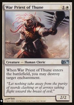 War Priest of Thune - Mystery Booster 2: Reprints from Across Magic's History (Uncommon)