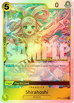 Shirahoshi (OP03-116) (V.5) - Unnumbered Promos (Uncommon) [UP-OP03-116]