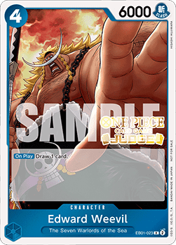 Edward Weevil (EB01-023) - Judge Promos (Rare) [JDG-EB01-023]