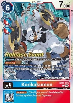 Korikakumon (BT18-025) - Promos: Special Booster Ver 2.0 (Rare) [SB2.0P-BT18-025]