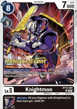Knightmon (BT18-069) - Promos: Special Booster Ver 2.0 (Uncommon) [SB2.0P-BT18-069]
