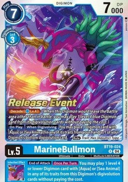 MarineBullmon (BT19-024) - Promos: Special Booster Ver 2.0 (Rare) [SB2.0P-BT19-024]