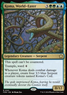 Koma, World-Eater - Magic: The Gathering Foundations (Rare) [FDN-121]