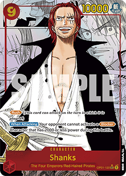 Shanks (OP01-120) (V.3) - The Best (Manga Rare) [PRB01-OP01-120]