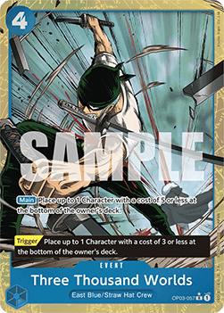 Three Thousand Worlds (OP03-057) (V.4) - The Best (Alternate Art) [PRB01-OP03-057]