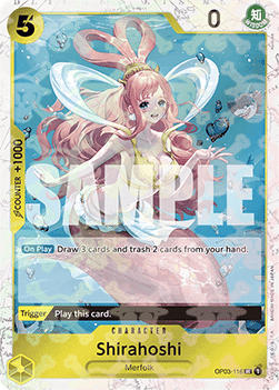 Shirahoshi (OP03-116) (V.2) - The Best (Uncommon) [PRB01-OP03-116]