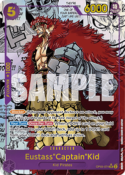 Eustass"Captain"Kid (OP05-074) (V.3) - The Best (Manga Rare) [PRB01-OP05-074]