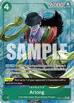 Arlong (OP06-023) (V.4) - The Best (Alternate Art) [PRB01-OP06-023]