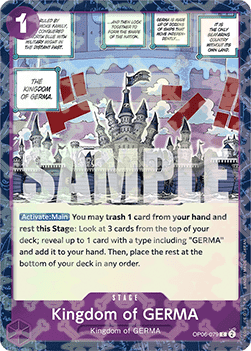 Kingdom of GERMA (OP06-079) (V.2) - The Best (Common) [PRB01-OP06-079]