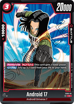 Android 17 (FS06-04) - Starter Deck: Son Goku (Mini) [Fusion World] (Common) [FS06-04]