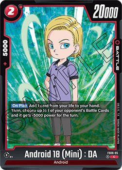 Android 18 (Mini) : DA (FS06-05) - Starter Deck: Son Goku (Mini) [Fusion World] (Common) [FS06-05]