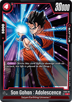 Son Gohan : Adolescence (FS06-08) - Starter Deck: Son Goku (Mini) [Fusion World] (Common) [FS06-08]