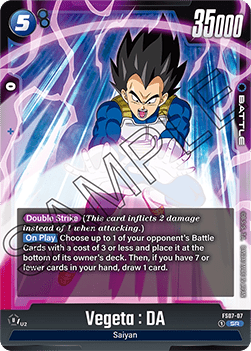 Vegeta : DA (FS07-07) - Starter Deck: Vegeta (Mini) [Fusion World] (Common) [FS07-07]