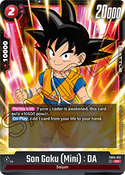 Son Goku (Mini) : DA (FB04-012)  (V.1 - Super Rare) - Ultra Limit [Fusion World] (Super Rare) [FB04-012]