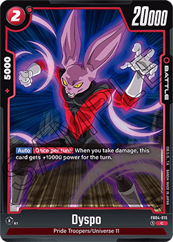 Dyspo (FB04-015) - Ultra Limit [Fusion World] (Common) [FB04-015]