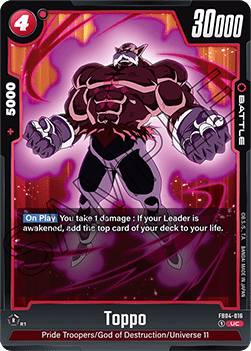 Toppo (FB04-016) - Ultra Limit [Fusion World] (Uncommon) [FB04-016]