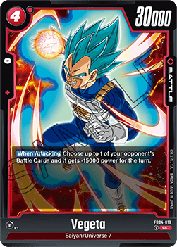 Vegeta (FB04-019) - Ultra Limit [Fusion World] (Uncommon) [FB04-019]