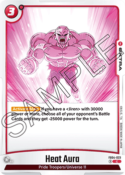 Heat Aura (FB04-023) - Ultra Limit [Fusion World] (Common) [FB04-023]