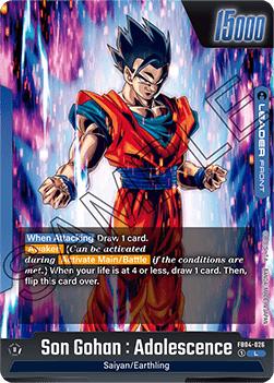 Son Gohan : Adolescence // Son Gohan : Adolescence (FB04-026)  (V.1 - Leader) - Ultra Limit [Fusion World] (Leader) [FB04-026]