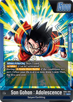 Son Gohan : Adolescence // Son Gohan : Adolescence (FB04-026)  (V.2 - Alternate Art) - Ultra Limit [Fusion World] (Alternate Art) [FB04-026]