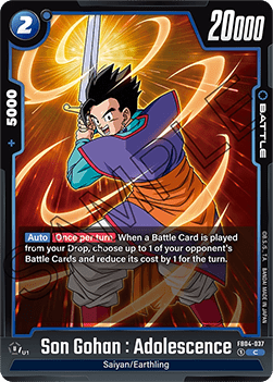 Son Gohan : Adolescence (FB04-037) - Ultra Limit [Fusion World] (Common) [FB04-037]