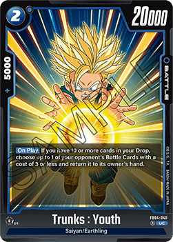 Trunks : Youth (FB04-040) - Ultra Limit [Fusion World] (Uncommon) [FB04-040]