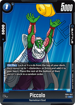 Piccolo (FB04-042) - Ultra Limit [Fusion World] (Common) [FB04-042]