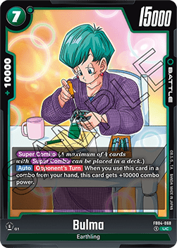 Bulma (FB04-068) - Ultra Limit [Fusion World] (Uncommon) [FB04-068]