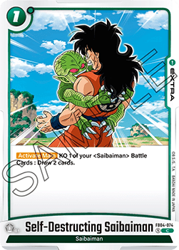 Self-Destructing Saibamen (FB04-074) - Ultra Limit [Fusion World] (Common) [FB04-074]