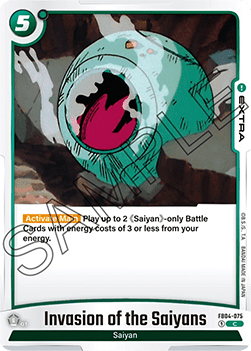 Invasion of the Saiyans (FB04-075) - Ultra Limit [Fusion World] (Common) [FB04-075]