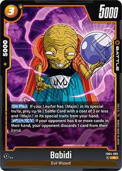 Babidi (FB04-085) - Ultra Limit [Fusion World] (Rare) [FB04-085]