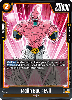 Majin Buu : Evil (FB04-091) - Ultra Limit [Fusion World] (Uncommon) [FB04-091]