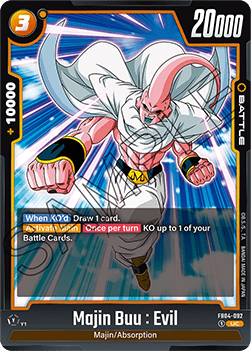 Majin Buu : Evil (FB04-092) - Ultra Limit [Fusion World] (Uncommon) [FB04-092]