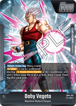 Baby Vegeta // Super Baby 2 (FB04-103)  (V.1 - Leader) - Ultra Limit [Fusion World] (Leader) [FB04-103]