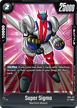 Super Sigma (FB04-107) - Ultra Limit [Fusion World] (Uncommon) [FB04-107]