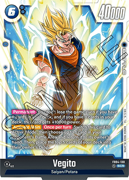 Vegito (FB04-130)  (V.1 - Secret Rare) - Ultra Limit [Fusion World] (Secret Rare) [FB04-130]
