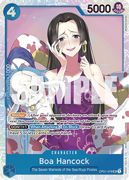 Boa Hancock (OP01-078) (V.1) - The Best (Super Rare) [PRB01-OP01-078]