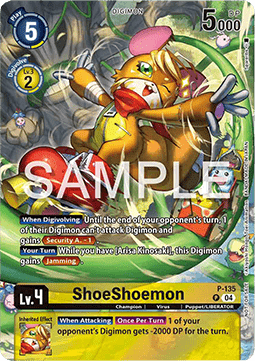 ShoeShoemon (P-135) (V.2) - Promos (Alternative Art) [P-135]
