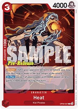 Heat (OP09-007) - Promos: Emperors in the New World (Common) [OP09P-007]