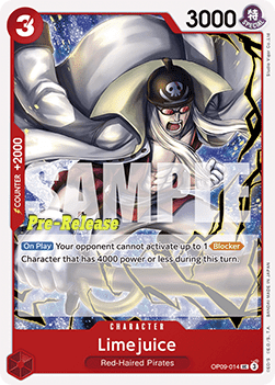 Limejuice (OP09-014) - Promos: Emperors in the New World (Uncommon) [OP09P-014]