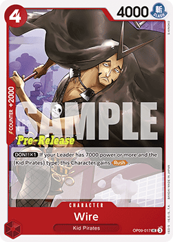 Wire (OP09-017) - Promos: Emperors in the New World (Uncommon) [OP09P-017]