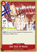 Get Out of Here! (OP09-018) - Promos: Emperors in the New World (Uncommon) [OP09P-018]