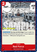 Red Force (OP09-021) - Promos: Emperors in the New World (Common) [OP09P-021]