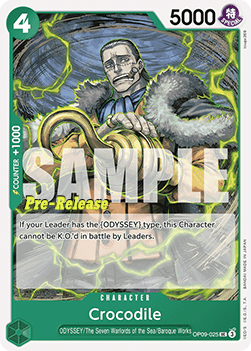 Crocodile (OP09-025) - Promos: Emperors in the New World (Uncommon) [OP09P-025]