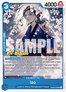 Izo (OP09-044) - Promos: Emperors in the New World (Uncommon) [OP09P-044]