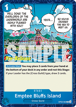 Emptee Bluffs Island (OP09-060) - Promos: Emperors in the New World (Common) [OP09P-060]