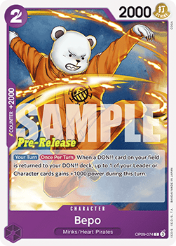 Bepo (OP09-074) - Promos: Emperors in the New World (Common) [OP09P-074]