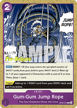 Gum-Gum Jump Rope (OP09-079) - Promos: Emperors in the New World (Common) [OP09P-079]